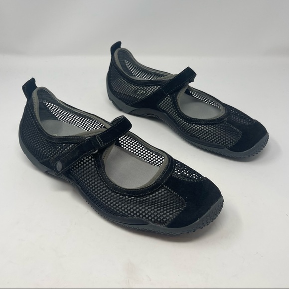 Merrell Black Circuit Breeze Ortholite Mesh Outdoor Walking Hiking Shoes Size 10 - Picture 1 of 9